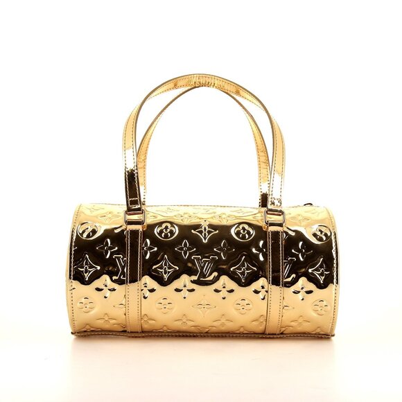 Authentic LOUIS VUITTON Limited Edition Gold Papillon Monogram Shoulder Bag LV - Picture 3 of 13
